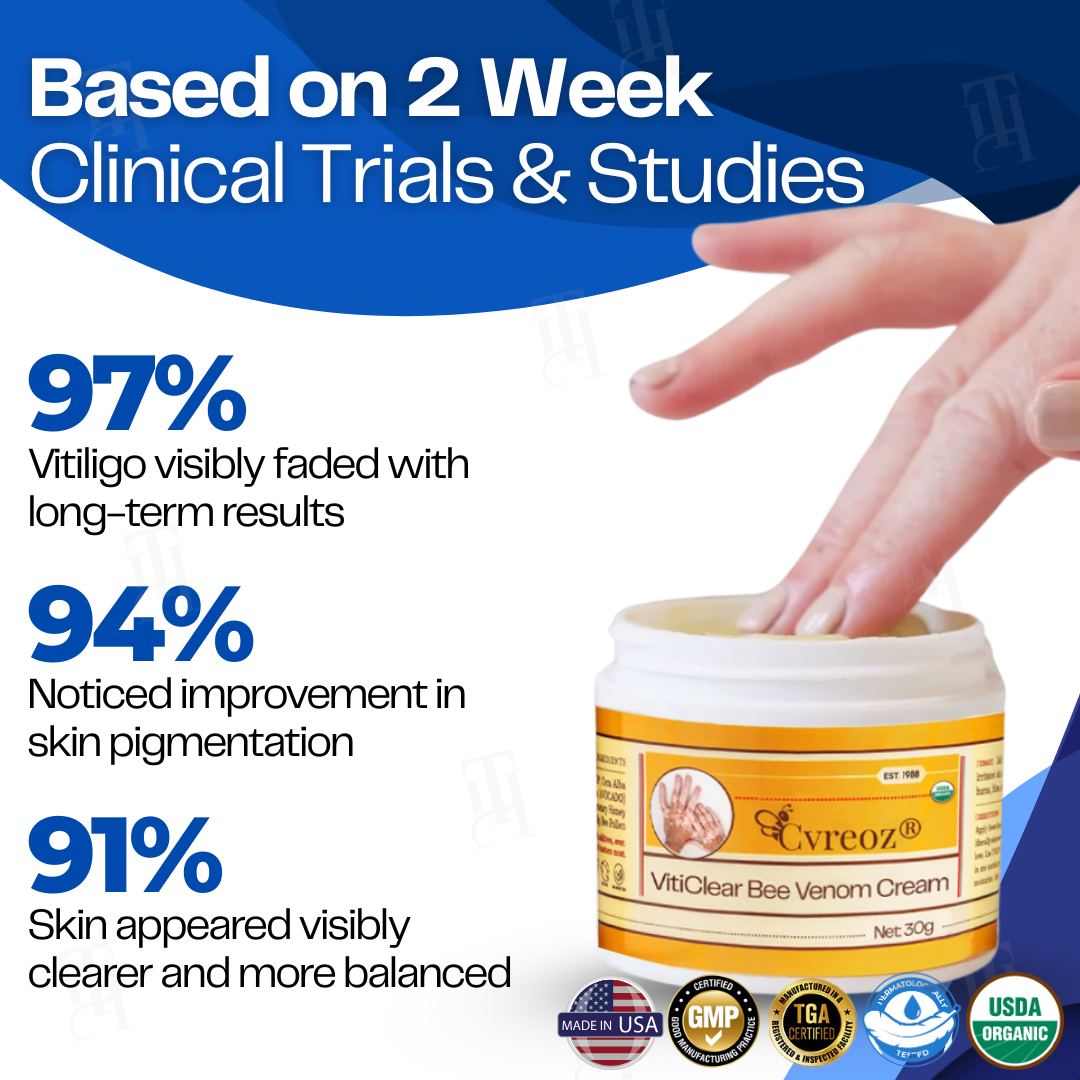 LAST 44 PCS LEFT!! Cvreoz® VitiClear Bee Venom Cream