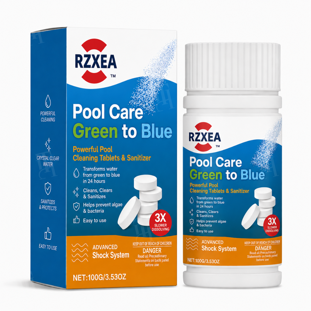 RZXEAโข Pool Care Green to Blue (๐๐% ๐๐ฝ๐ฝ ๐๐ก๐๐ฆ ๐๐ก ๐ญ๐ฌ ๐ ๐๐ก๐จ๐ง๐๐ฆ)
