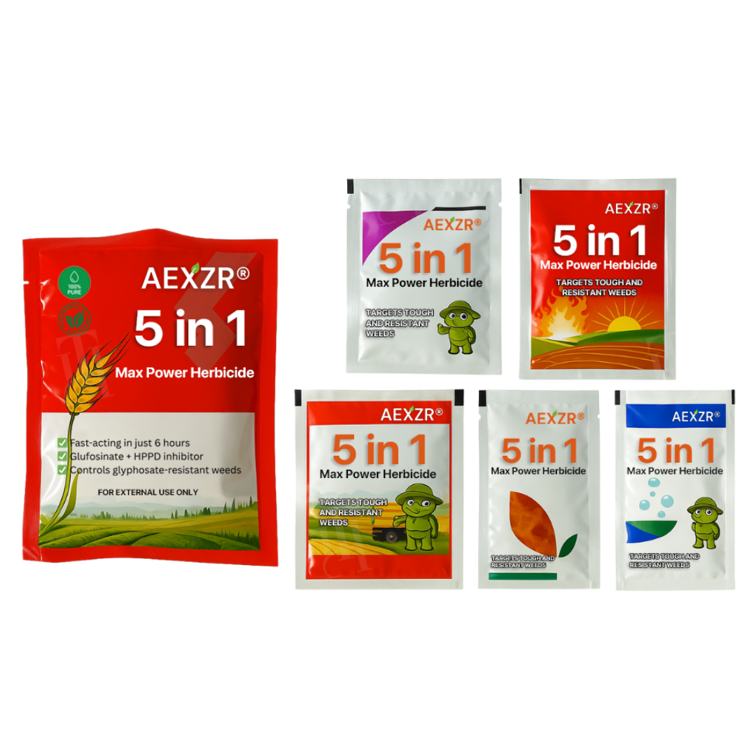 AEXZRยฎ 5 in 1 Max Power Herbicide (๐๐๐๐๐ ๐๐ฅ๐๐๐๐ฌ ๐ฆ๐๐๐ ๐ฐ๐ฌ% ๐ข๐๐ ๐๐ก๐๐๐ก๐ ๐ฆ๐ข๐ข๐ก)