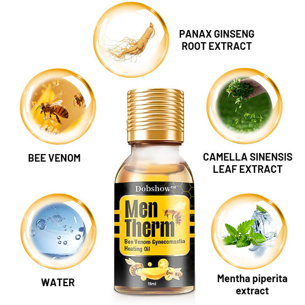 🏋️‍♂️ Dobshow™ MenTherm Bee Venom🐝🐝 Enhancer Oil 💪 - Save on expensive gym memberships
