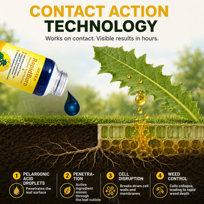 RZXEA™ RapidBurn Pelargonic Acid Herbicide (𝟟𝟘% 𝕆𝔽𝔽 𝗘𝗡𝗗𝗦 𝗜𝗡 𝟭𝟬 𝗠𝗜𝗡𝗨𝗧𝗘𝗦)