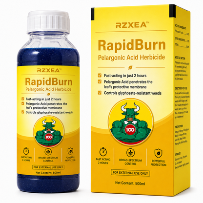 RZXEA™ RapidBurn Pelargonic Acid Herbicide (𝟟𝟘% 𝕆𝔽𝔽 𝗘𝗡𝗗𝗦 𝗜𝗡 𝟭𝟬 𝗠𝗜𝗡𝗨𝗧𝗘𝗦)
