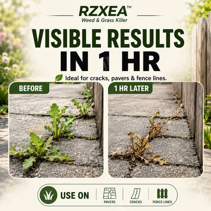 RZXEA™ Ready-to-Use Weed & Grass Killer (𝟟𝟘% 𝕆𝔽𝔽 𝗘𝗡𝗗𝗦 𝗜𝗡 𝟭𝟬 𝗠𝗜𝗡𝗨𝗧𝗘𝗦)