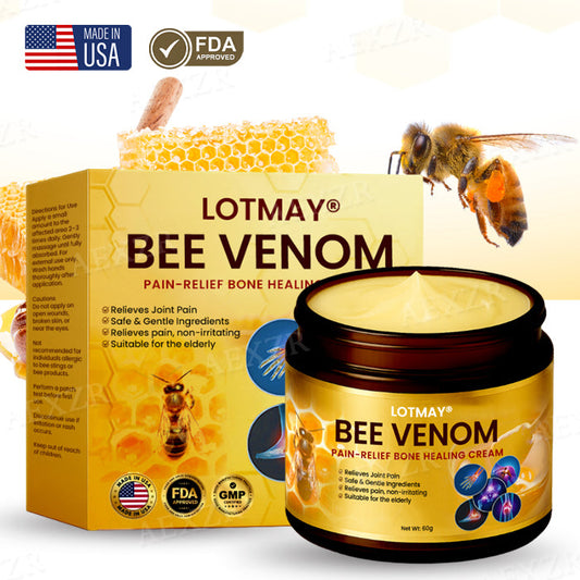 🌟 Official Store |🔥Limited Stocks Available🌿 LOTMAY® Bee Venom Pain-Relief Bone Healing Cream (5𝟘% 𝕆𝔽𝔽 𝗘𝗡𝗗𝗦 𝗜𝗡 𝟭𝟬 𝗠𝗜𝗡𝗨𝗧𝗘𝗦)