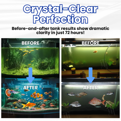 AEXZR® Max-Power Aquarium Purification Tablet (𝟟𝟘% 𝕆𝔽𝔽 𝗘𝗡𝗗𝗦 𝗜𝗡 𝟭𝟬 𝗠𝗜𝗡𝗨𝗧𝗘𝗦)