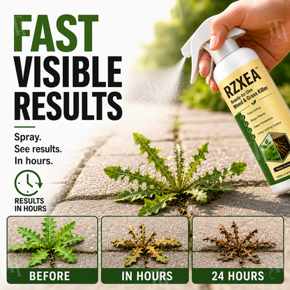 RZXEA™ Ready-to-Use Weed & Grass Killer (𝟟𝟘% 𝕆𝔽𝔽 𝗘𝗡𝗗𝗦 𝗜𝗡 𝟭𝟬 𝗠𝗜𝗡𝗨𝗧𝗘𝗦)