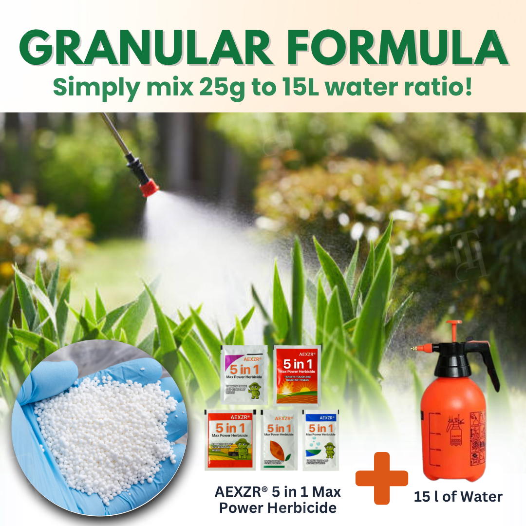 AEXZR® 5 in 1 Max Power Herbicide (𝗕𝗟𝗔𝗖𝗞 𝗙𝗥𝗜𝗗𝗔𝗬 𝗦𝗔𝗟𝗘 𝟰𝟬% 𝗢𝗙𝗙 𝗘𝗡𝗗𝗜𝗡𝗚 𝗦𝗢𝗢𝗡)