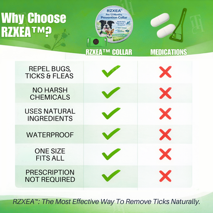 RZXEA™ Pet 12 Months Prevention Collar (𝟟𝟘% 𝕆𝔽𝔽 𝗘𝗡𝗗𝗦 𝗜𝗡 𝟭𝟬 𝗠𝗜𝗡𝗨𝗧𝗘𝗦)