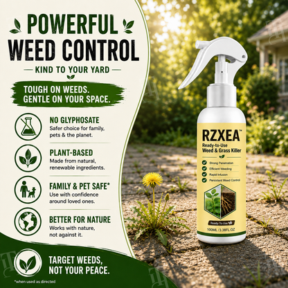 RZXEA™ Ready-to-Use Weed & Grass Killer (𝟟𝟘% 𝕆𝔽𝔽 𝗘𝗡𝗗𝗦 𝗜𝗡 𝟭𝟬 𝗠𝗜𝗡𝗨𝗧𝗘𝗦)