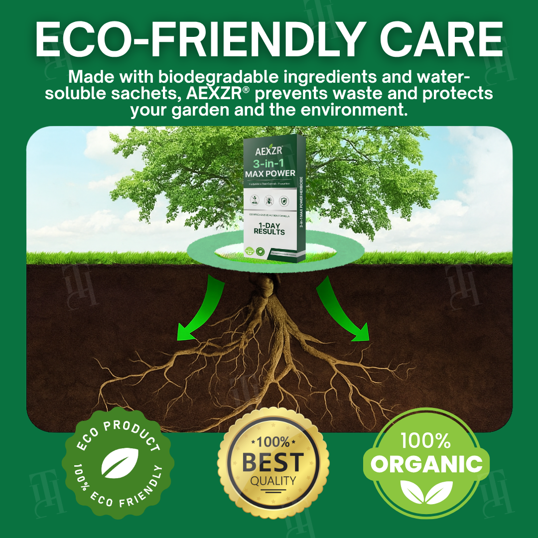 AEXZR® 3 in 1 Max Power Herbicide (𝟟𝟘% 𝕆𝔽𝔽 𝗘𝗡𝗗𝗦 𝗜𝗡 𝟭𝟬 𝗠𝗜𝗡𝗨𝗧𝗘𝗦)