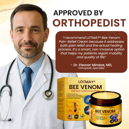 🌟 Official Store |🔥Limited Stocks Available🌿 LOTMAY® Bee Venom Pain-Relief Bone Healing Cream (5𝟘% 𝕆𝔽𝔽 𝗘𝗡𝗗𝗦 𝗜𝗡 𝟭𝟬 𝗠𝗜𝗡𝗨𝗧𝗘𝗦)