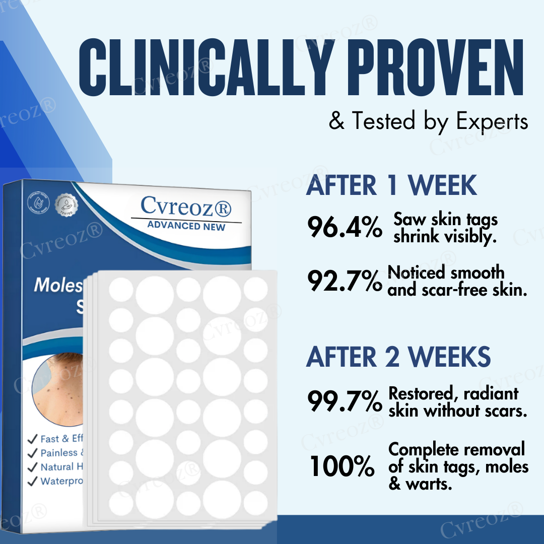 Cvreoz® Moles & Warts Removing Skin Tag Patch (𝟟𝟘% 𝕆𝔽𝔽 𝗘𝗡𝗗𝗦 𝗜𝗡 𝟭𝟬 𝗠𝗜𝗡𝗨𝗧𝗘𝗦)