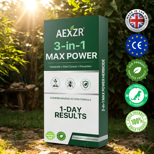AEXZR® 3 in 1 Max Power Herbicide (𝟟𝟘% 𝕆𝔽𝔽 𝗘𝗡𝗗𝗦 𝗜𝗡 𝟭𝟬 𝗠𝗜𝗡𝗨𝗧𝗘𝗦)