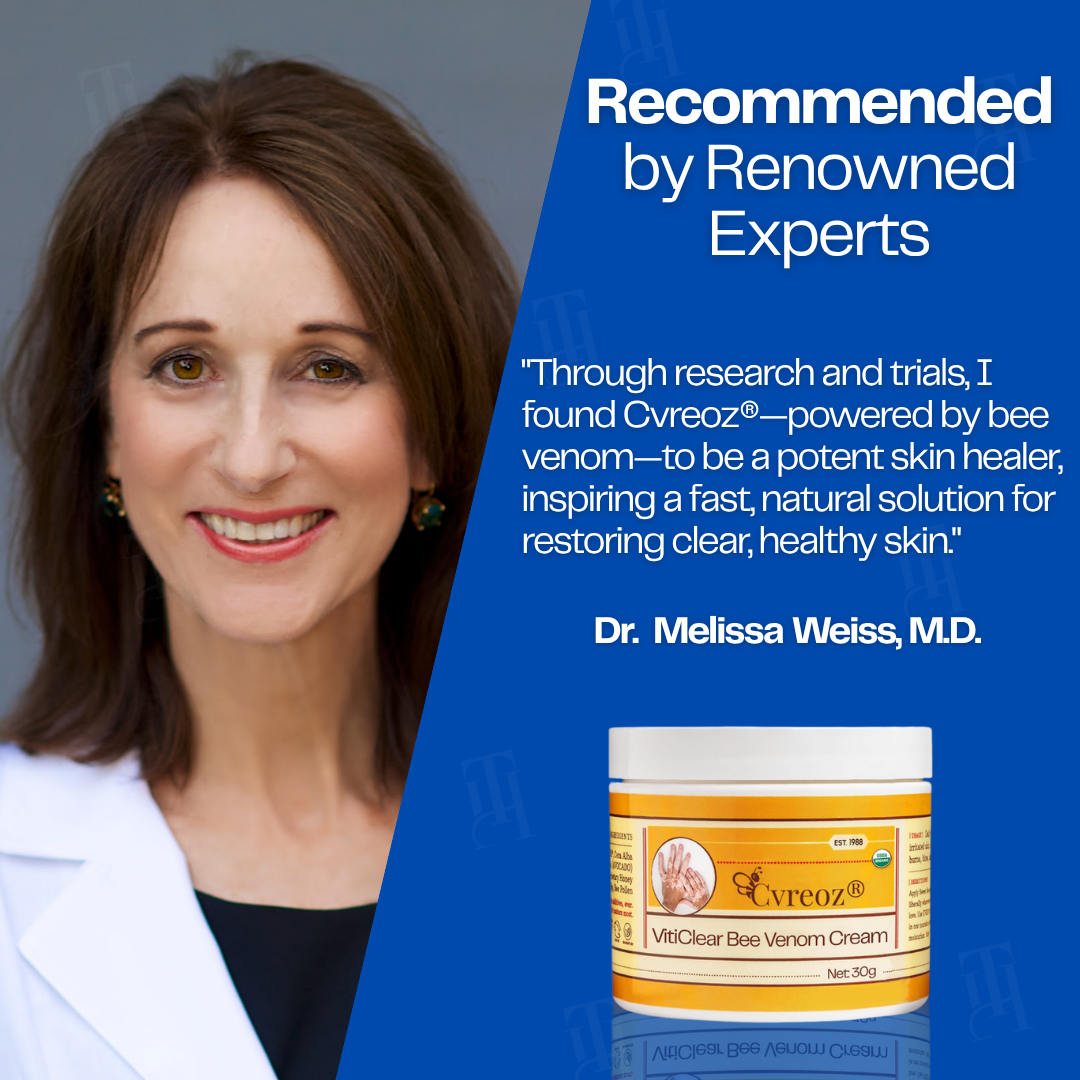 Cvreoz® VitiClear Bee Venom Cream  (𝟟𝟘% 𝕆𝔽𝔽 𝗘𝗡𝗗𝗦 𝗜𝗡 𝟭𝟬 𝗠𝗜𝗡𝗨𝗧𝗘𝗦)