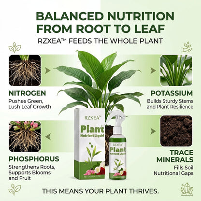 LAST 44 PCS LEFT!!! RZXEA™ Ready-to-Use Plant Nutrient Solution (𝟟𝟘% 𝕆𝔽𝔽 𝗘𝗡𝗗𝗦 𝗜𝗡 𝟭𝟬 𝗠𝗜𝗡𝗨𝗧𝗘𝗦)