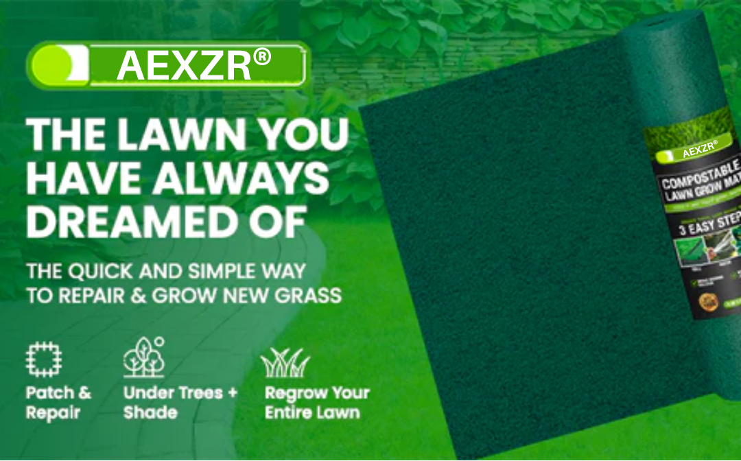 🏆Official Store | 🔥Hot Sale - 50% OFF🌿AEXZR®  Compostable Lawn Grow Mat