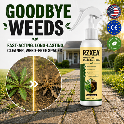 RZXEA™ Ready-to-Use Weed & Grass Killer (𝟟𝟘% 𝕆𝔽𝔽 𝗘𝗡𝗗𝗦 𝗜𝗡 𝟭𝟬 𝗠𝗜𝗡𝗨𝗧𝗘𝗦)